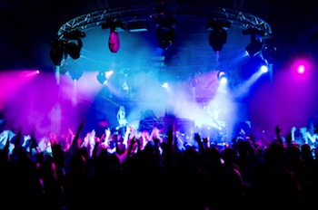 Concert crowd